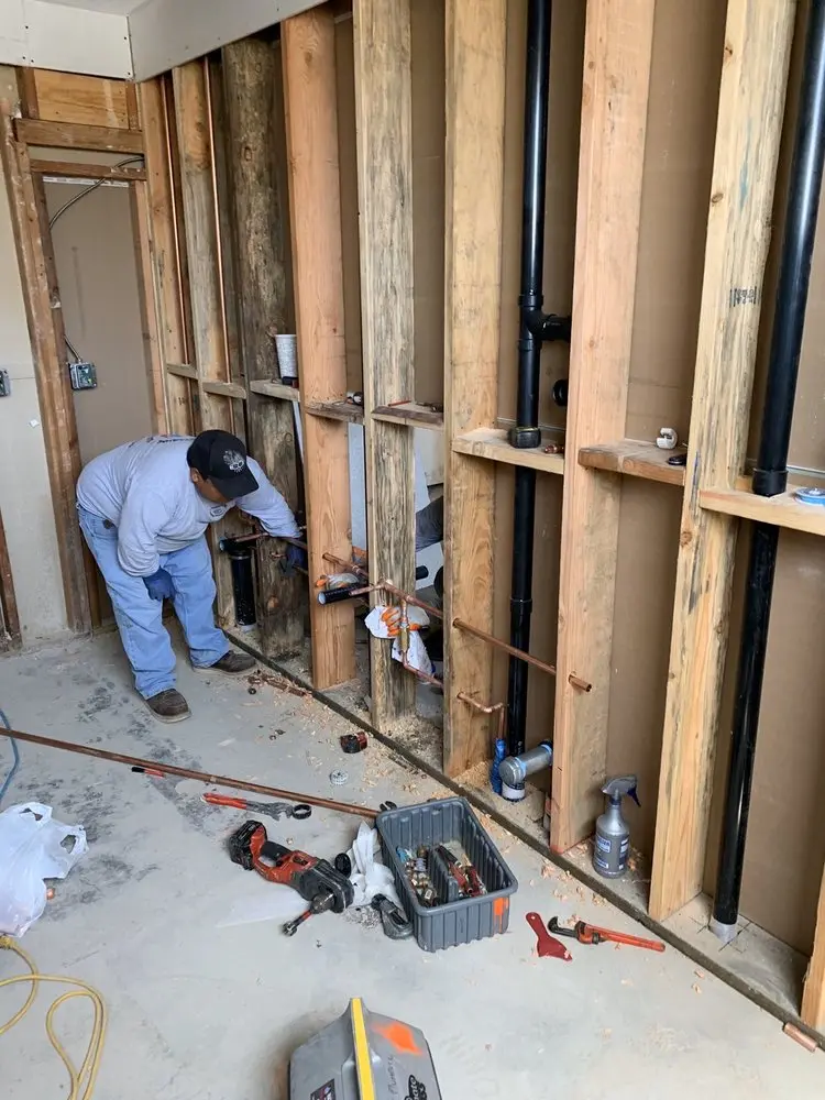 Commercial rough-in plumbing for Gas Line Repair in Nottingham Manor